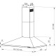 Витяжка кухонна Interline SET WH A/60 PB/2/T Витяжка кухонна Interline SET WH A/60 PB/2/T