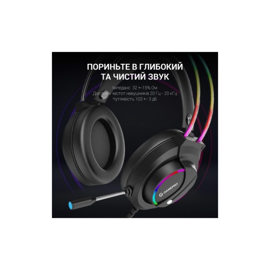 Наушники GamePro HS733 Black (HS733) Наушники GamePro HS733 Black (HS733)