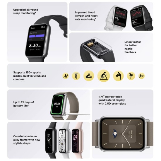 Фитнес браслет Xiaomi Smart Band 9 Pro (BHR8714GL) Rose Gold (1111144) Фитнес браслет Xiaomi Smart Band 9 Pro (BHR8714GL) Rose Gold (1111144)