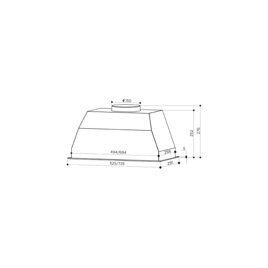 Вытяжка кухонная Faber BI 52 SS 2LS (305.0588.062) Вытяжка кухонная Faber BI 52 SS 2LS (305.0588.062)