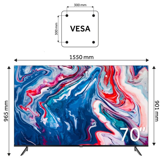 Телевизор Haier H70K801UG Телевизор Haier H70K801UG