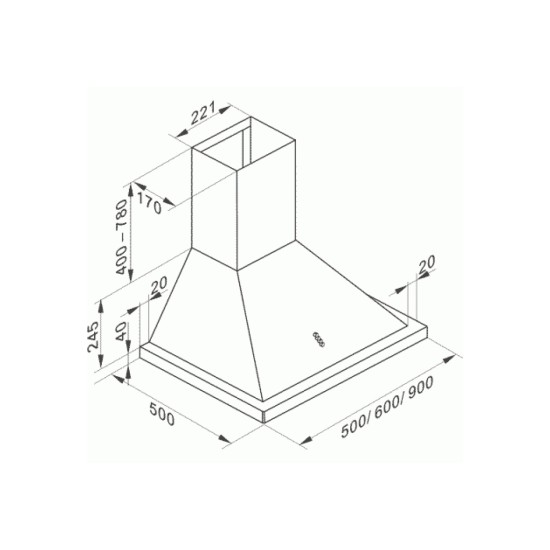 Вытяжка кухонная Kaiser A 9416 WBE Eco Вытяжка кухонная Kaiser A 9416 WBE Eco