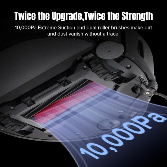 Пилосос Roborock S8 MaxV Ultra Black (S8MVU52-00)