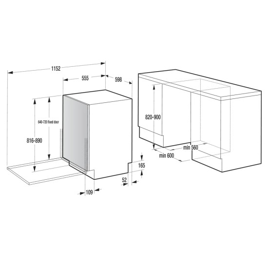 Посудомийна машина Gorenje GV643E61 Посудомийна машина Gorenje GV643E61