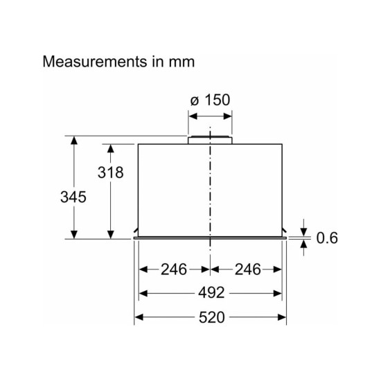 Вытяжка кухонная Siemens LB56NAC50