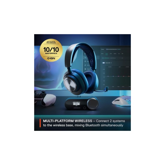 Наушники SteelSeries Arctis Nova Pro Wireless P PS/PC/SW/MAC/MOB Black (61522) Наушники SteelSeries Arctis Nova Pro Wireless P PS/PC/SW/MAC/MOB Black (61522)