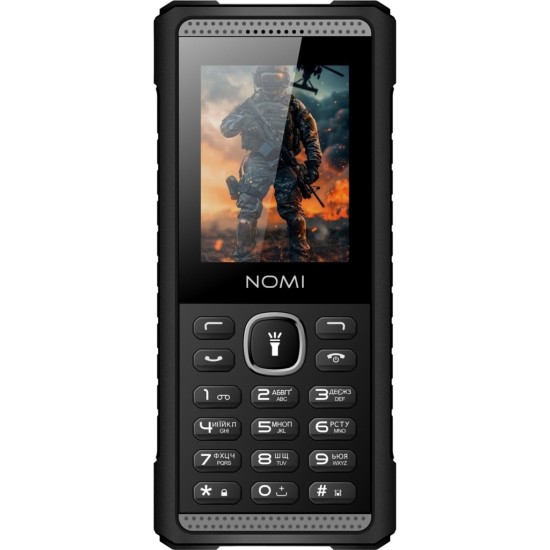Мобильный телефон Nomi i2420 Black Grey Мобильный телефон Nomi i2420 Black Grey