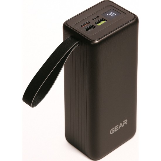 Батарея універсальна GEAR 40000mAh, PD/22.5W, black (SPO4) Батарея універсальна GEAR 40000mAh, PD/22.5W, black (SPO4)