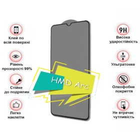 Стекло защитное BeCover HMD Arc Black (713412)