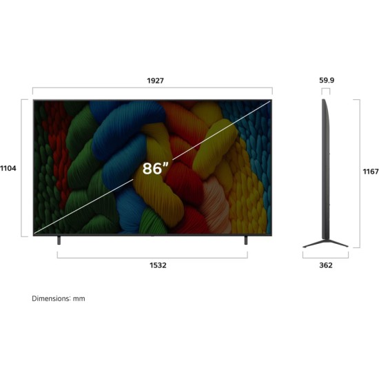 Телевизор LG 86NANO81A6A Телевизор LG 86NANO81A6A