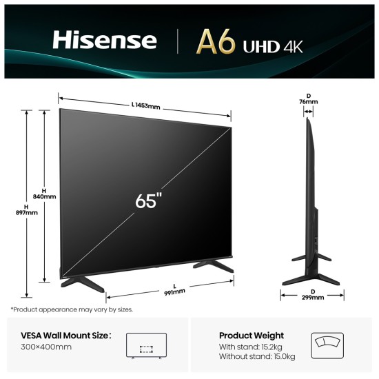Телевизор Hisense 65A6Q Телевизор Hisense 65A6Q