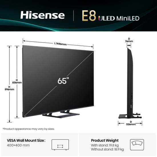 Телевизор Hisense 65E8Q Телевизор Hisense 65E8Q