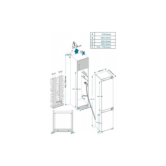 Морозильная камера Vestfrost IFN2791E Морозильная камера Vestfrost IFN2791E
