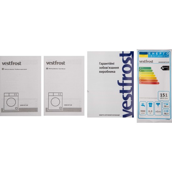 Стиральная машина Vestfrost MWM106T1UM Стиральная машина Vestfrost MWM106T1UM