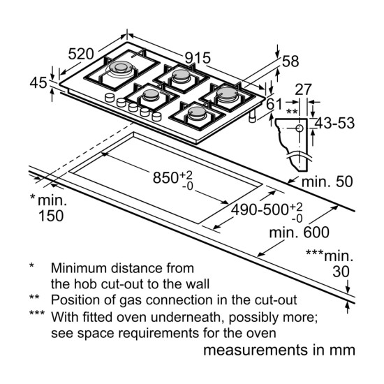 Варочная поверхность Bosch PRS9A6H40