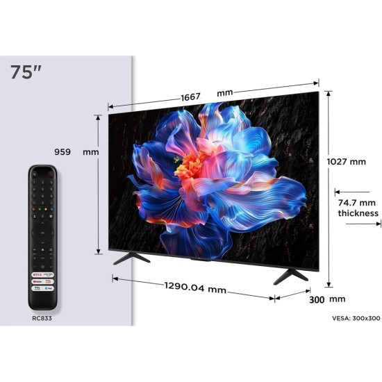 Телевизор TCL 75P6K Телевизор TCL 75P6K