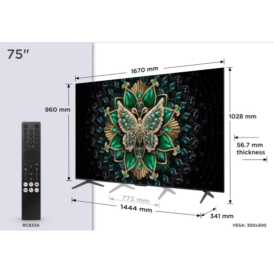 Телевизор TCL 75C6K Телевизор TCL 75C6K