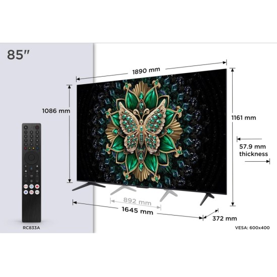 Телевизор TCL 85C6K