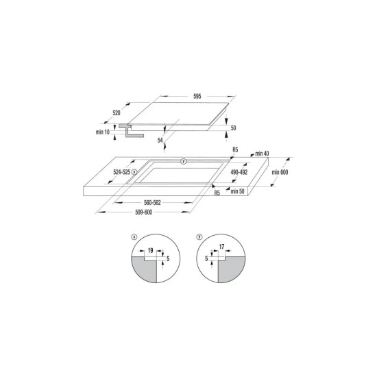 Варочна поверхня Gorenje GI6442BSCWF Варочна поверхня Gorenje GI6442BSCWF