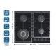 Варочная поверхность PRIME Technics PGH 50043 FGBC Варочная поверхность PRIME Technics PGH 50043 FGBC