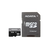 Карта памяти ADATA 32Gb microSDHC Ultra UHS-I +SD адаптер Class 10 (AUSDH32GUICL10-RA1)