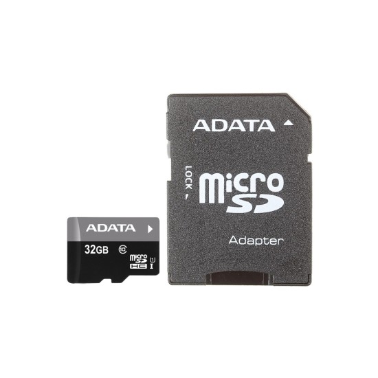 Карта памяти ADATA 32Gb microSDHC Ultra UHS-I +SD адаптер Class 10 (AUSDH32GUICL10-RA1) Карта памяти ADATA 32Gb microSDHC Ultra UHS-I +SD адаптер Class 10 (AUSDH32GUICL10-RA1)