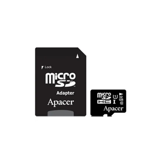 Карта памяти Apacer 32GB microSDHC UHS-I Class10 w/ 1 Adapter RP (AP32GMCSH10U1-R)