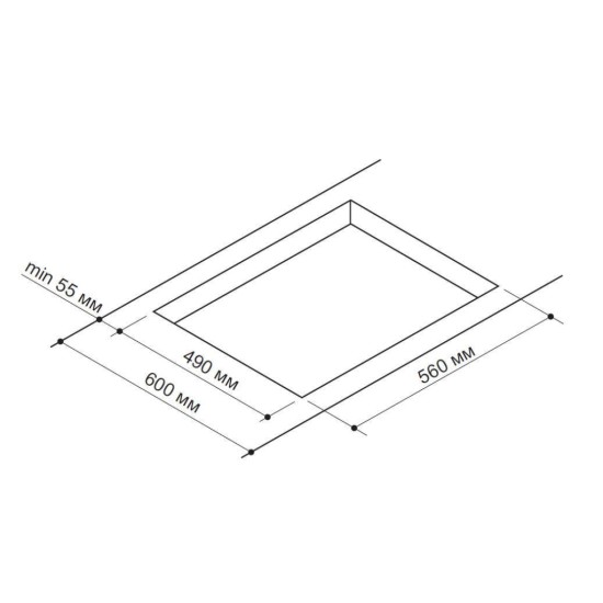 Варочная поверхность Pyramida PFG 647 BLACK LUXE Варочная поверхность Pyramida PFG 647 BLACK LUXE