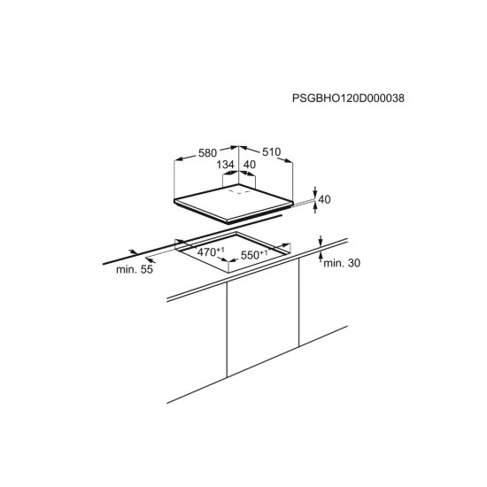 Варочная поверхность Electrolux EGE 6182 NOK (EGE6182NOK)