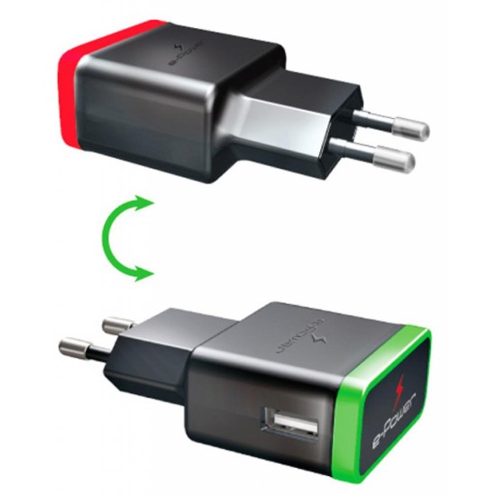 Зарядное устройство E-power 1 * USB 1A (EP701HAS) Зарядное устройство E-power 1 * USB 1A (EP701HAS)