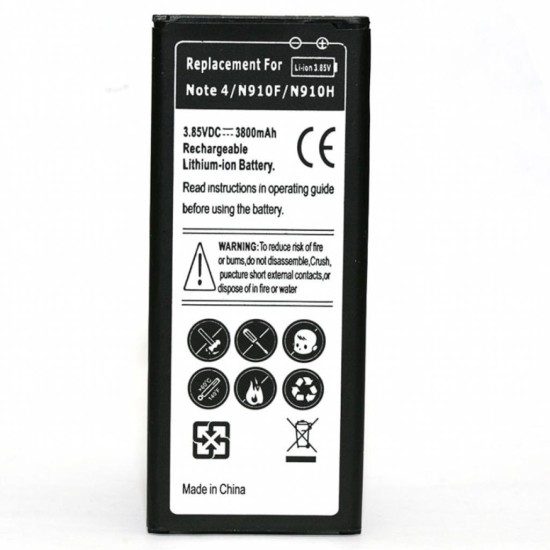 Аккумуляторная батарея PowerPlant Samsung SM-N910H (Galaxy Note 4) (DV00DV6257) Аккумуляторная батарея PowerPlant Samsung SM-N910H (Galaxy Note 4) (DV00DV6257)