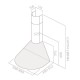 Витяжка кухонна Elica TONDA WH F/60 Витяжка кухонна Elica TONDA WH F/60