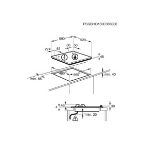 Варочная поверхность Electrolux GPE 363 RBK (GPE363RBK)