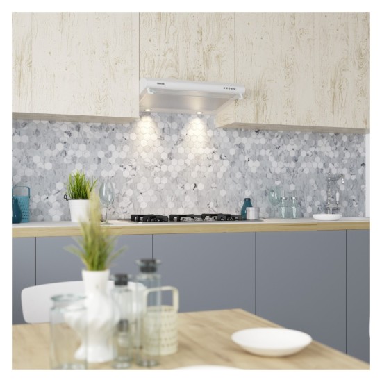 Витяжка кухонна Eleyus BONA ІІ LED SMD 60 WH Витяжка кухонна Eleyus BONA ІІ LED SMD 60 WH