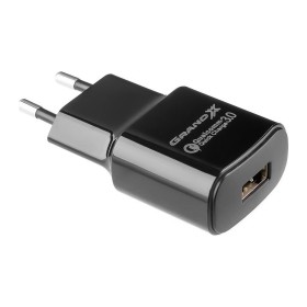 Зарядное устройство Grand-X Quick Charge QС3.0 3.6V-6.5V 3A, 6.5V-9V 2A, 9V-12V 1.5A USB (CH-550B)