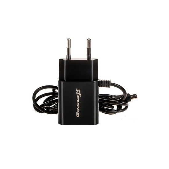 Зарядное устройство Grand-X 5V 2,1A 2USB + micro USB Black (CH-35B) Зарядное устройство Grand-X 5V 2,1A 2USB + micro USB Black (CH-35B)