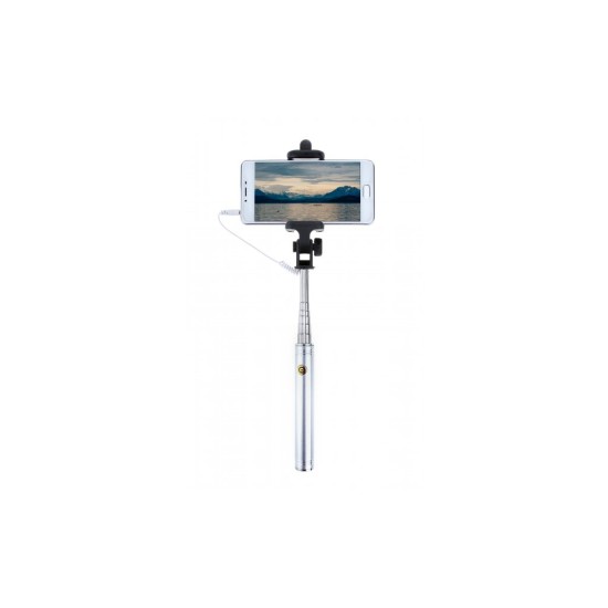 Монопод для селфи Grand-X Metallic Jack 3,5 U-крепление 170-750мм Silver (MPGJMS) Монопод для селфи Grand-X Metallic Jack 3,5 U-крепление 170-750мм Silver (MPGJMS)