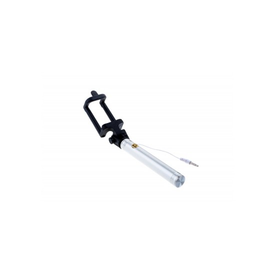 Монопод для селфи Grand-X Metallic Jack 3,5 U-крепление 170-750мм Silver (MPGJMS) Монопод для селфи Grand-X Metallic Jack 3,5 U-крепление 170-750мм Silver (MPGJMS)
