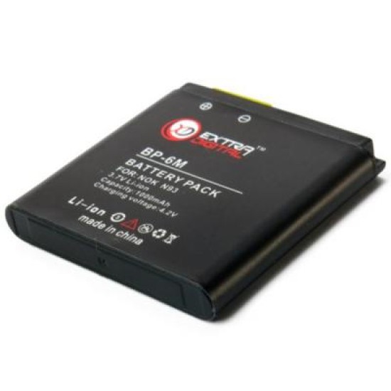 Аккумуляторная батарея Extradigital Nokia BP-6M (1000 mAh) (DV00DV1187)