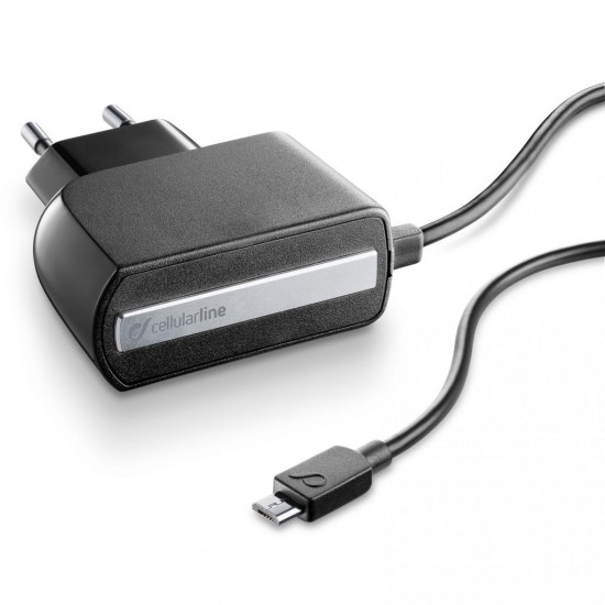 Зарядний пристрій 2A with cable 1,6m MicroUSB Cellularline (ACHPHMICROUSB) Зарядний пристрій 2A with cable 1,6m MicroUSB Cellularline (ACHPHMICROUSB)