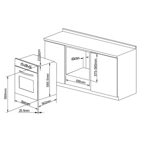 Духовой шкаф Pyramida F 68 M BL RUSTICO