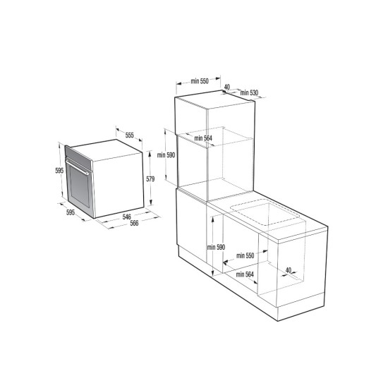 Духова шафа Gorenje BOP798S54X