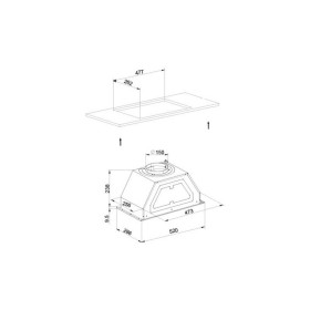 Вытяжка кухонная Liberty Embed 60 X