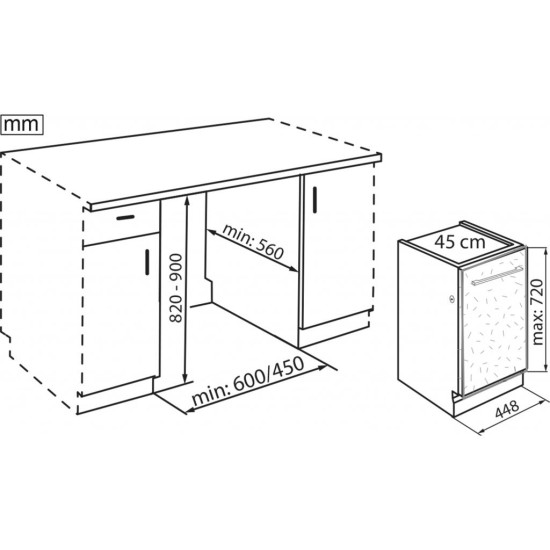 Посудомийна машина Whirlpool WSIC3M27C Посудомийна машина Whirlpool WSIC3M27C