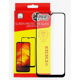 Стекло защитное Dengos Full Glue для Samsung Galaxy A20s (black) (TGFG-79)