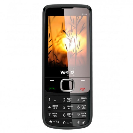 Мобильный телефон Verico Style F244 Black (4713095606724) Мобильный телефон Verico Style F244 Black (4713095606724)