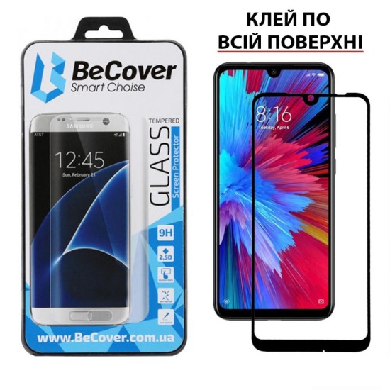 Стекло защитное BeCover для Xiaomi Redmi 7 Black (703681) Стекло защитное BeCover для Xiaomi Redmi 7 Black (703681)