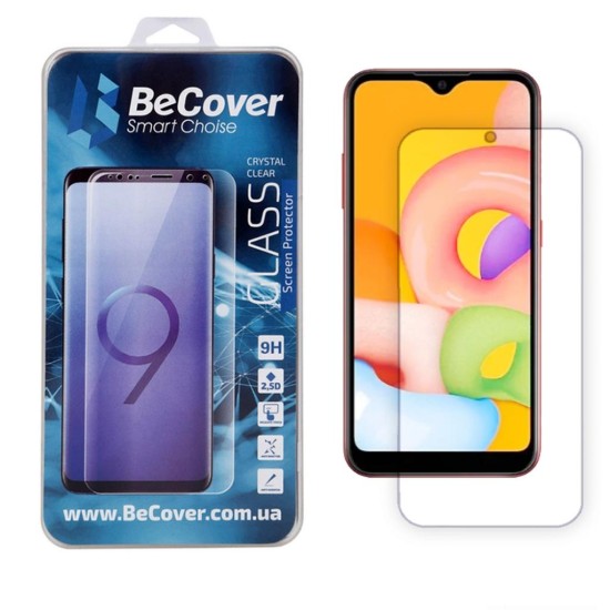 Стекло защитное BeCover Samsung Galaxy A01 SM-A015 Crystal Clear Glass (704667) Стекло защитное BeCover Samsung Galaxy A01 SM-A015 Crystal Clear Glass (704667)