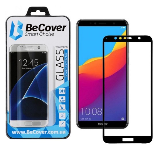 Стекло защитное BeCover Honor 7A Pro Black (702450) Стекло защитное BeCover Honor 7A Pro Black (702450)