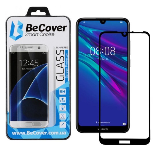 Стекло защитное BeCover Huawei Y6 2019 Black (703438) Стекло защитное BeCover Huawei Y6 2019 Black (703438)